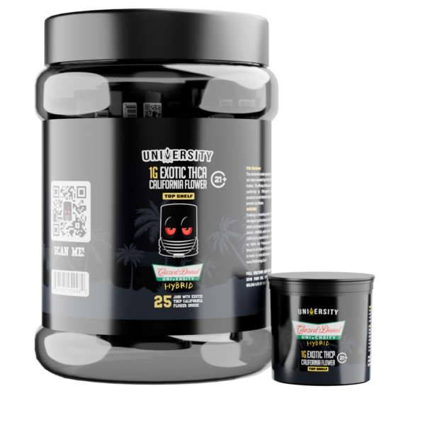 1g Flower THCP Big Jar – Glazed Donut – NO BG