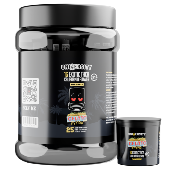 1g Flower THCP Big Jar – PB Gelato – NO BG